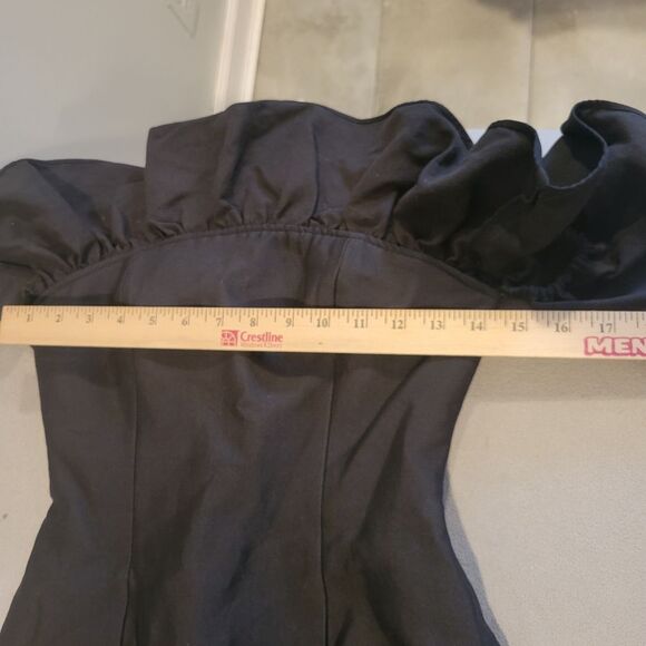 Keepsake Black Maxi Only Love Gown Off Shoulder Dress Size XXS - Picture 5 of 10